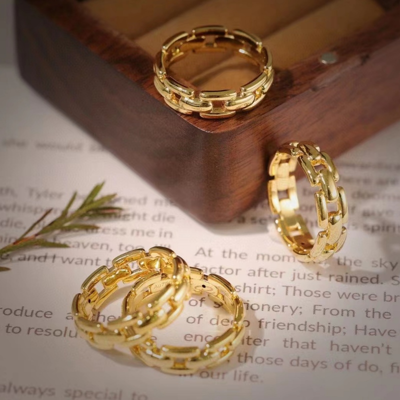 9k/11k/14k/18k πραγματικό χρυσό δαχτυλίδι κοσμήματα δώρα για γυναίκες σε κίτρινο χρυσό/nwhite χρυσό/rose χρυσό