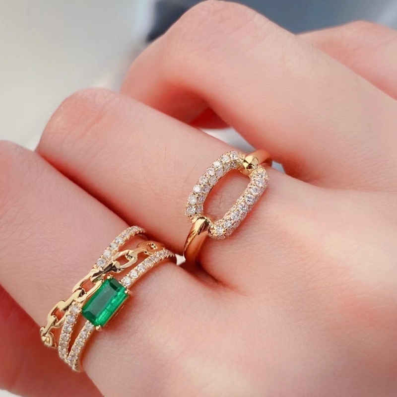10K 14K 18K Στερεά χρυσό δαχτυλίδι καθημερινό κοσμήματα γαμήλιο δαχτυλίδι στυλ για τις γυναίκες